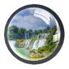 BestIdeas Round Drawer Knobs with Waterfall Landscapes, 4-Piece Set, for Kitchen, Dresser, Door, Cabinet view 1