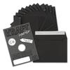75 C6 Business Envelopes, Black Kraft Paper, Self-Seal view 1