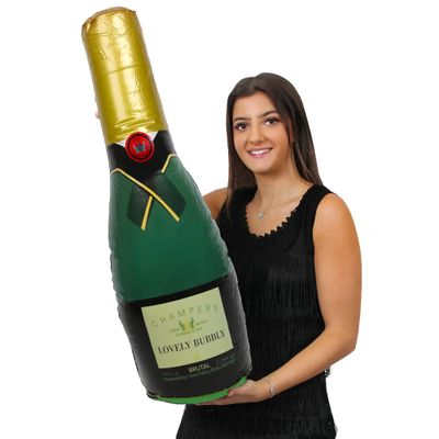 Ilovefancydress Inflatable Champagne Bottles, 73 cm, 2-Pack