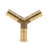 Pangyoo PYouo Brass Y-Shaped 3-Way Hose Connector, 4–16 mm view 1