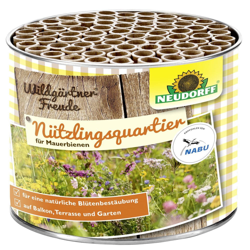 Neudorff Wildgärtner Freude Mason Bee Nesting Habitat, 1 Piece