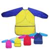 ZoTuoART Kids' Apron, Waterproof Art Smock with Long Sleeves and 3 Pockets, Blue, M view 2