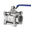 YIJIAN-UMBRELLA Three-Piece Full-Port Ball Valve, 3/4 in. Female Thread, SS201/304/316 Stainless Steel view 2