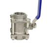 YIJIAN-UMBRELLA Three-Piece Full-Port Ball Valve, 3/4 in. Female Thread, SS201/304/316 Stainless Steel view 3