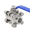 YIJIAN-UMBRELLA Three-Piece Full-Port Ball Valve, 3/4 in. Female Thread, SS201/304/316 Stainless Steel view 4