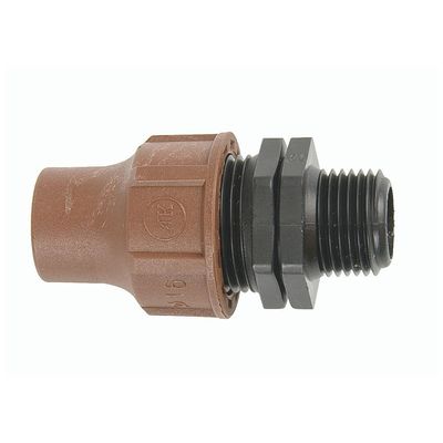 Rain Bird BF-82 Lock Coupling, 16 mm x 3/4 in. Male Thread