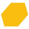 PLEXIGLAS Custom Cut 3–50 cm – Yellow Hexagon, 45 cm, Pack of 25 view 1