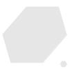 PLEXIGLAS Cut-to-Size Hexagon, Gray, 8 cm, Pack of 25 view 2