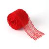 Jenngaoo Red Lace Trim 4.5 cm x 10 m, Elastic Floral Trim view 1