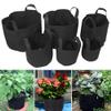 NSGJUYT Nonwoven Plant Grow Bag with Handles, Breathable Root Container, 10L view 2