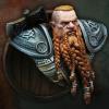 Risjc 1/10 Resin Bust Model, Ancient Viking Pirate, White Model Kit // N58150 view 2