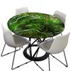 Morbuy Round Elastic Tablecloth, 3D Rainforest Design, Waterproof, Washable, 100 cm view 1