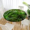 Morbuy Round Elastic Tablecloth, 3D Rainforest Design, Waterproof, Washable, 100 cm view 3