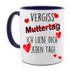 Mother's Day Ceramic Mug – “Don’t Forget Mother’s Day” (Blue) view 1