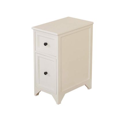 Modern Solid Wood Narrow Nightstand, 20–30 cm