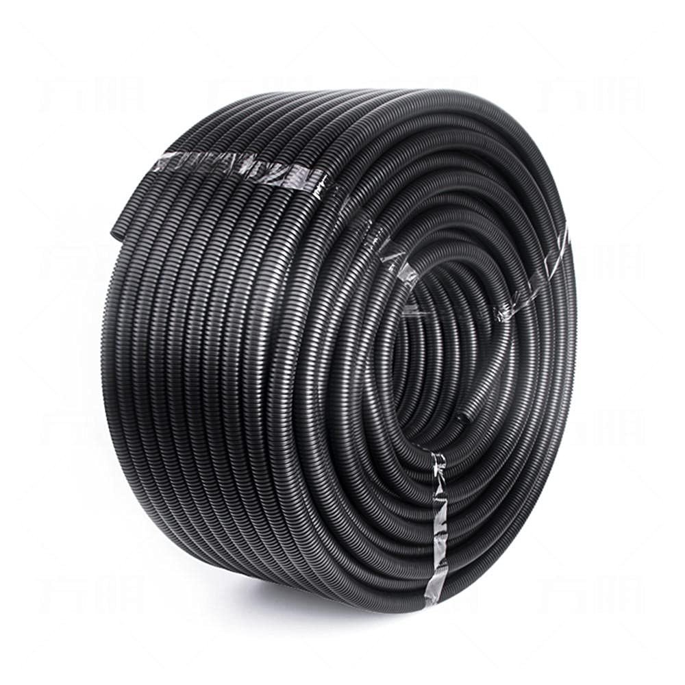 Waterproof Nylon/PP Bellows Threaded Hose, Wire Cable Protective Sleeve, 21.2 mm × 5 m