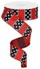 3-Roll Ladybug-Themed Ribbon Set, Wired, 1.5 x 9.1 m | Bulk Summer Ribbon Wreath Kit view 4