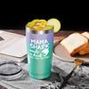 Mama Shark Needs a Drink – Glitter Mermaid Tumbler, 590 ml view 4