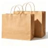 Gaoyong 20-Pack Brown Paper Gift Bags with Handles, 30 x 12 x 23 cm view 1