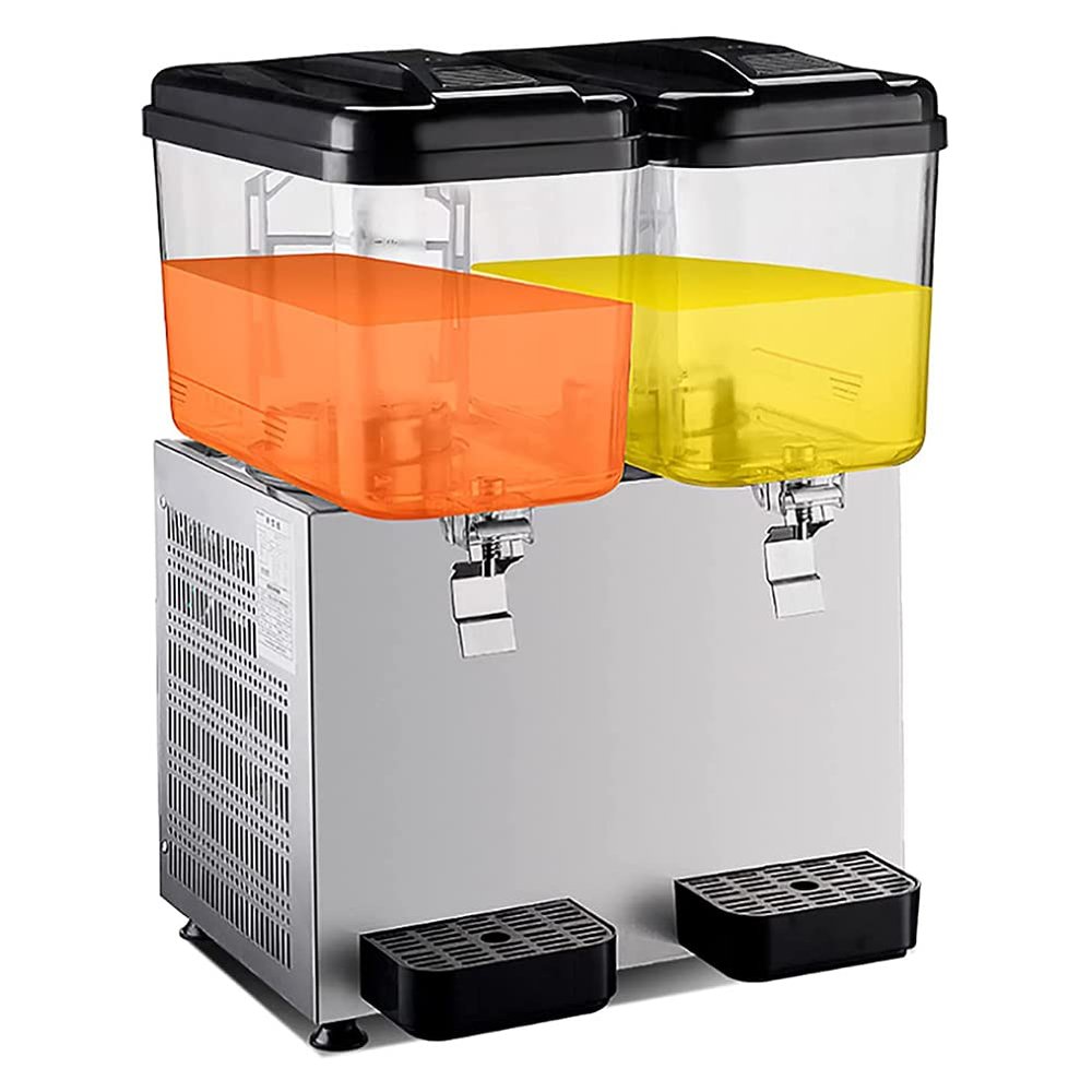 MNSSRN Transparent Juice Machine for Hot and Cold Beverages with Dual-Temperature Control