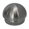 TIBU V2A Stainless Steel Half-Round End Caps for 30 x 2 mm Tubes, 4-Pack view 2