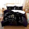 NICHIYOBI Black Clover 3-Piece Duvet Cover Set, Microfiber, 3D Digital Print, Single 135 x 200 cm + Pillowcase view 1