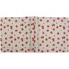 Sandner Mona Cotton-Blend Table Runner, Poppy, 50 x 150 cm, Beige/Red view 1
