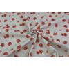Sandner Mona Cotton-Blend Table Runner, Poppy, 50 x 150 cm, Beige/Red view 4
