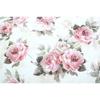 Sandner Rose Garden Cotton Table Topper, Roses and Flowers, 85 x 85 cm, Pink view 2