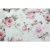 Sandner Rose Garden Cotton Table Topper, Roses and Flowers, 85 x 85 cm, Pink view 3