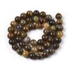ZEMRIO 6 mm Yellow Pietersite Gemstone Beads for Jewelry Making view 1