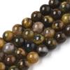 ZEMRIO 6 mm Yellow Pietersite Gemstone Beads for Jewelry Making view 2