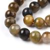 ZEMRIO 6 mm Yellow Pietersite Gemstone Beads for Jewelry Making view 3