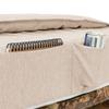 Spatium Removable Pallet Cushion Set, Waterproof Cover, Cold-Foam Filling, Beige, 7-Piece view 4