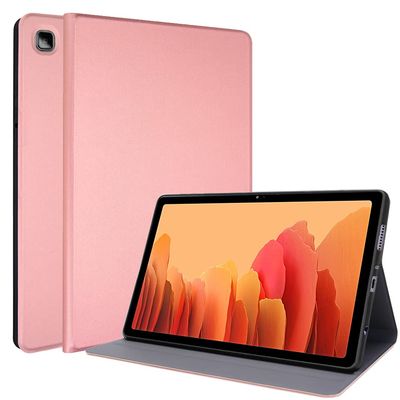 TECHGEAR Case Compatible with Samsung Galaxy Tab A7 Lite 2021 8.7-Inch (SM-T220/SM-T225), Ultra-Thin PU Leather Cover with Stand, Rose Gold