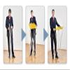 Spider Folding Standing Lectern, Yellow, 115 cm view 2
