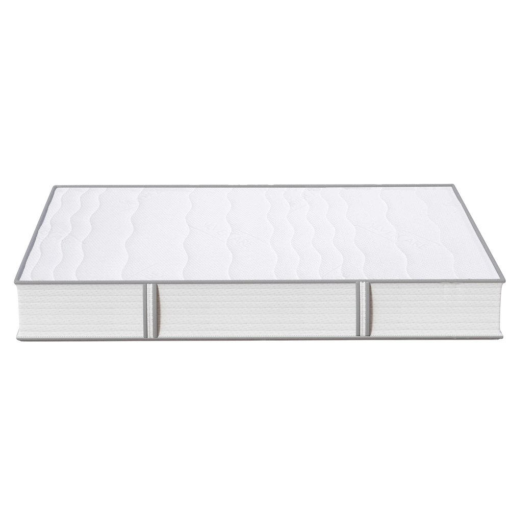 MSS e.K. XXL Medic Silver Plus Barrel Pocket Spring Mattress, 24 cm High, 100 x 200 cm, H4
