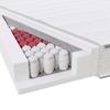 MSS e.K. XXL Medic Silver Plus Barrel Pocket Spring Mattress, 24 cm High, 100 x 200 cm, H4 view 3