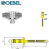 GOEBEL GO-BULB II 1,000 High-Strength Steel Blind Rivets, 3.2 x 9.0 mm, Flat Head view 2