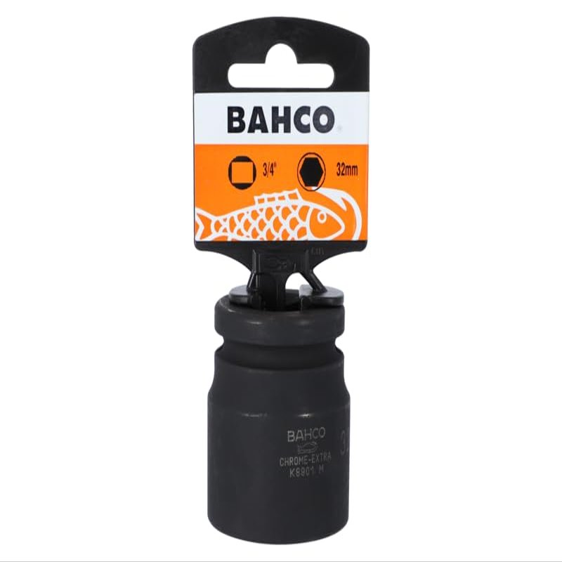 NEW 2024 3/4-Inch Impact Socket with 22 mm Hex Profile, Phosphate Finish, Blister Pack