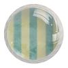 Striped Yellow and Blue Drawer Pulls with Screws, 4-Piece Set view 1