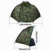 BuyWeek 2-Person Fishing Tent, Portable Waterproof Camouflage Sun Shelter view 3
