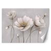 Feeby Nonwoven Photo Wallpaper, Abstract Beige Flowers, 150 x 105 cm view 1