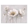 Feeby Nonwoven Photo Wallpaper, Abstract Beige Flowers, 150 x 105 cm view 2