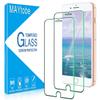 MAYtobe 2-Pack Tempered Glass Screen Protectors for iPhone 8 Plus/7 Plus/6s Plus/6 Plus view 1