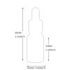 TIANZD 24-Pack 10 mL Matte Green Glass Dropper Bottles with Glass Pipettes, Silver Screw Caps, 2 Funnels view 2