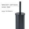 Gedy Taipei Toilet Brush, Black, Stainless Steel, 2-Year Warranty, 36 x 8.4 x 8.4 cm, R&S Design view 3