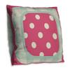 LZHLMCL 2-Piece Bohemian Floral Pillow Cover Set, Pink and Green, 45 x 45 cm view 1
