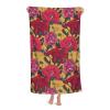 FFLSDR Microfiber Beach Towel, Flower Elk River Skull, Super Absorbent, 80 x 130 cm view 1