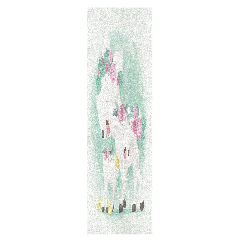 Mnsruu Cute Daisy Deer Skateboard Grip Tape, 22.9 x 83.8 cm